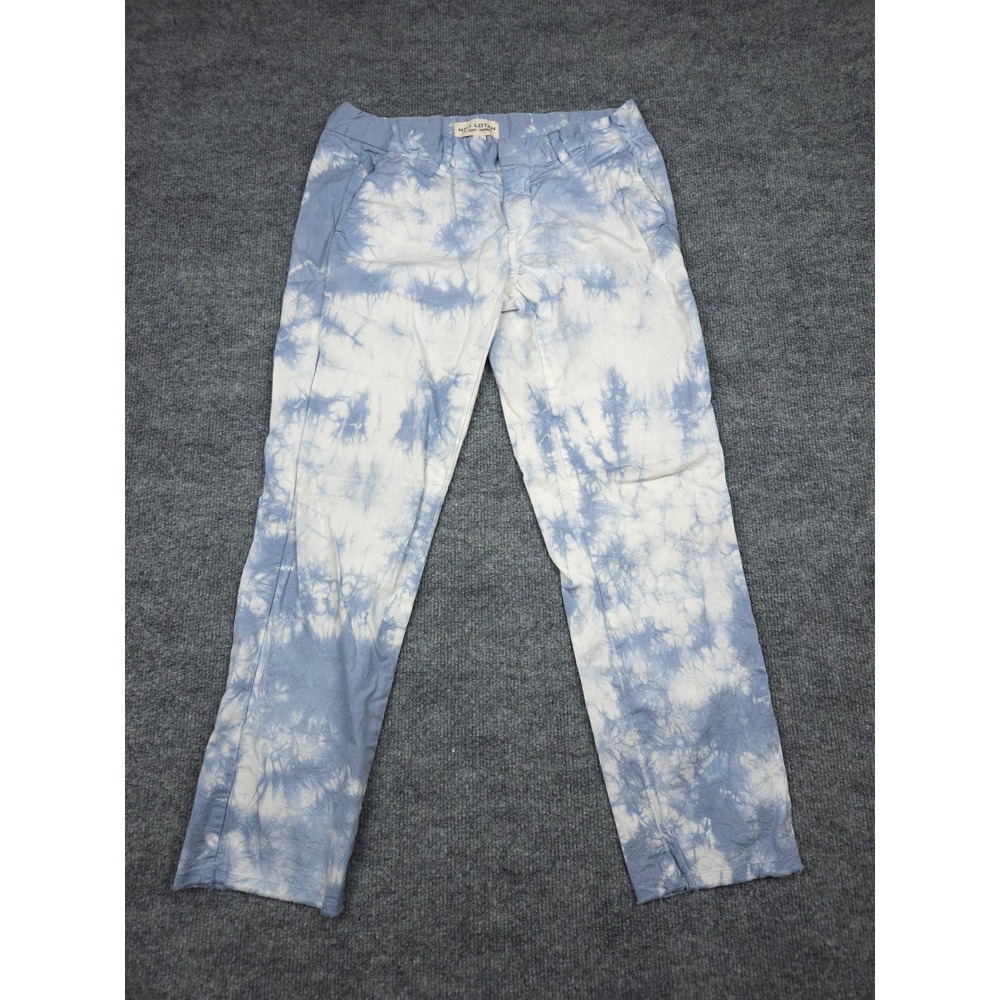 Nili Lotan East Hampton Pants Size 2 Tie Dye Cotton Blend Casual Cropped